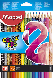 Pastelky Color' Peps Animals, 18 farieb-3